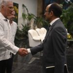 Dialoga Díaz-Canel con representante de ONU para la reducción de riesgos