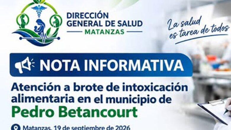 Afectados por intoxicación en Matanzas ya están de alta hospitalaria