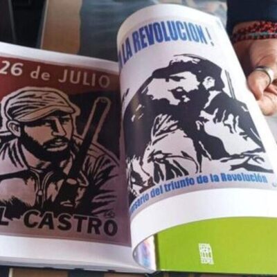 Presentan en Chile el libro gráfico Fidel cien años