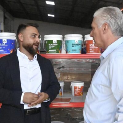 Presidente de Cuba chequea el Abasto de Agua en La Habana, y visita el municipio del Cerro